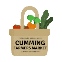 Farmers Market Sticker by Cumming City Center