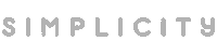 Typo Simplicity Sticker