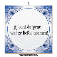 Hart Trots Sticker by Tegelspreuken.nl