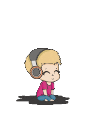 GerlindeFeiner music song listen headphones Sticker
