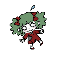 Zombie あわてる Sticker