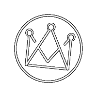 Crown Sticker by Pedal Empire