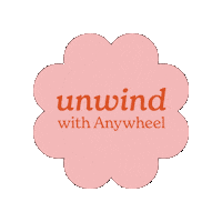 Pink Unwind Sticker by Anywheel