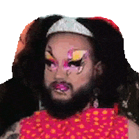 thenetworklared drag queen side eye shade judging Sticker