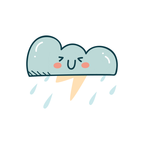 anahineiro giphyupload rain agua lluvia Sticker