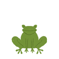 jump frog Sticker by Eliott Bulpett