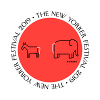 Christoph Niemann New Yorker Festival Sticker by The New Yorker