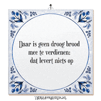 Nl Teleurstelling Sticker by Tegelspreuken.nl