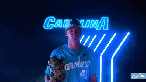 North Carolina Baseball GIF by UNC Tar Heels