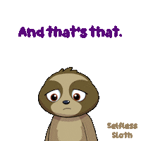 Sloth Sticker by VeeFriends