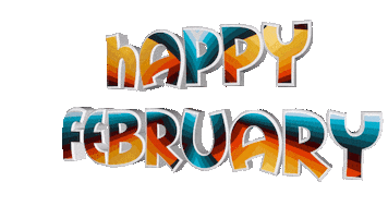 Happy February Sticker by OpticalArtInc.