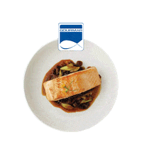 Salmon Sticker by Pedersen Fine Foods
