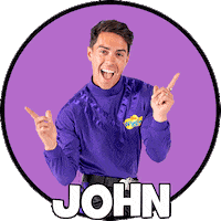 Star Purple Wiggle Sticker by The Wiggles