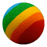 Rainbow Ball Sticker by Leif GmbH