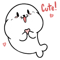 love it hearts Sticker by Aminal Stickers