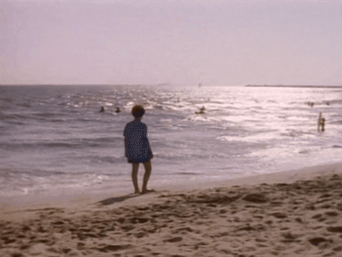 Beach Day GIF by reactionseditor