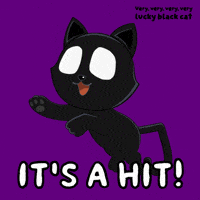 Glow Black Cat GIF by VeeFriends