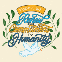 Organize Stronger Together GIF by GIF Peace a Chance