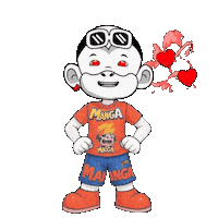 Kawaii Love Sticker by Zhot Shop