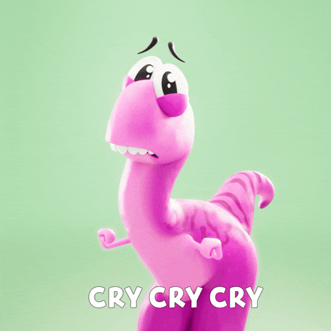 Cry Cry Cry Crying GIF by Claynosaurz