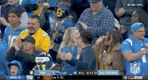 High Five Los Angeles Chargers GIF by NFL