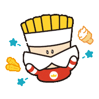 lotteeatz l4 롯데리아 Sticker
