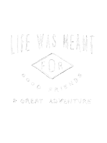 Shakacamper friends life adventure camping Sticker
