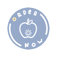 Bear Apple Sticker
