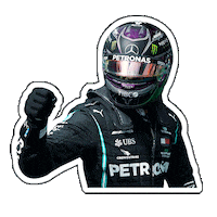 F1 Hamilton Sticker by PETRONASSyntiumBrasil