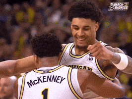 College Basketball Hug GIF by NCAA March Madness