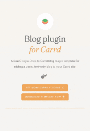 Blog Carrd GIF