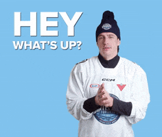 Whats Up Hello GIF by HockeyDiversityAlliance