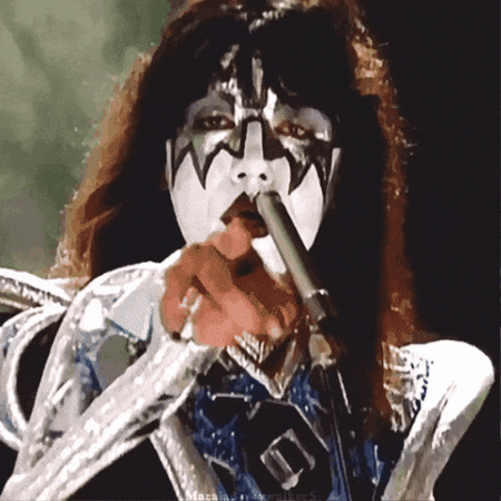 acefrehley kiss wink ace frehley rock legend GIF