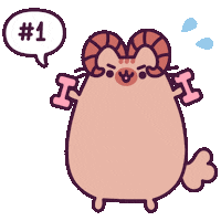 Zodiac Aries Sticker by Pusheen