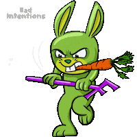 Angry Bunny Sticker by VeeFriends