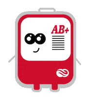 thebloodconnection waving blood donate ab Sticker