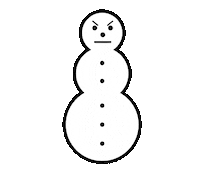 angry snowman Sticker by Jeezy