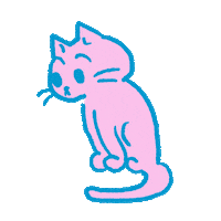Good Night Cat Sticker