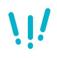 cleanbar blue local warning announcement Sticker