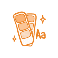 Design Orange Sticker