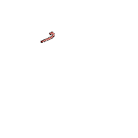 Nazeda candy noel cane baston Sticker