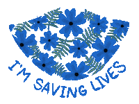 Mask Corona Sticker by Halftone Digital