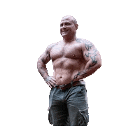 Man Sticker by Dennis Willms