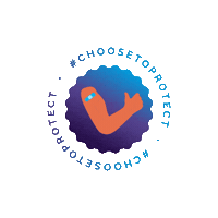 Shot Vaccine Sticker by #ChooseToProtect
