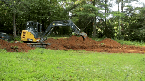 JCPropertyProfessionals giphygifmaker jc property professionals excavator digging GIF