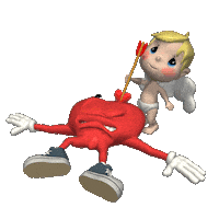 Cupid Love Sticker