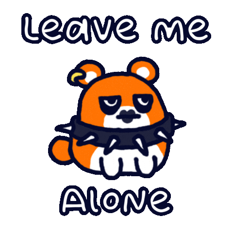 Leave Me Alone Sticker Sticker
