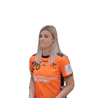 Nederlands_Handbal_Verbond oranje handbal nhv handbaldames Sticker