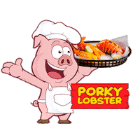 PorkyLobster panama grill lola lobster Sticker