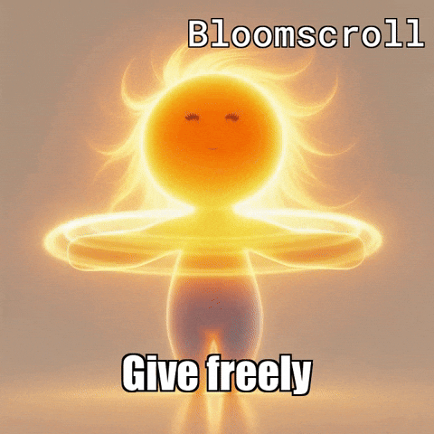 Growth Giving GIF by Bloomscroll